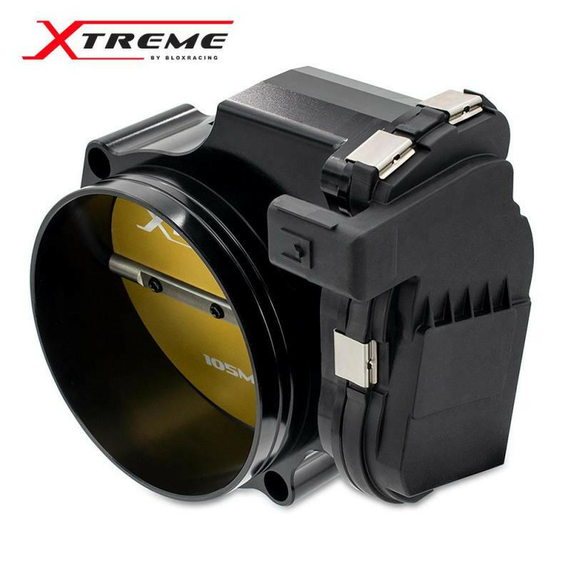 BLOX Racing 2015+ Dodge Hellcat / Jeep Trackhawk 6.2L 105mm Electronic Billet Throttle Body - Black Throttle Bodies BLOX Racing