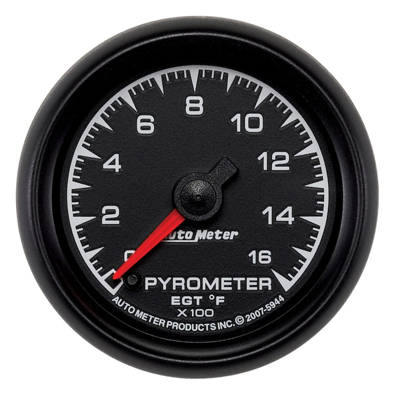 Autometer ES 52.4mm Pyrometer 0-1600 Degree F FSE Gauge Gauges AutoMeter