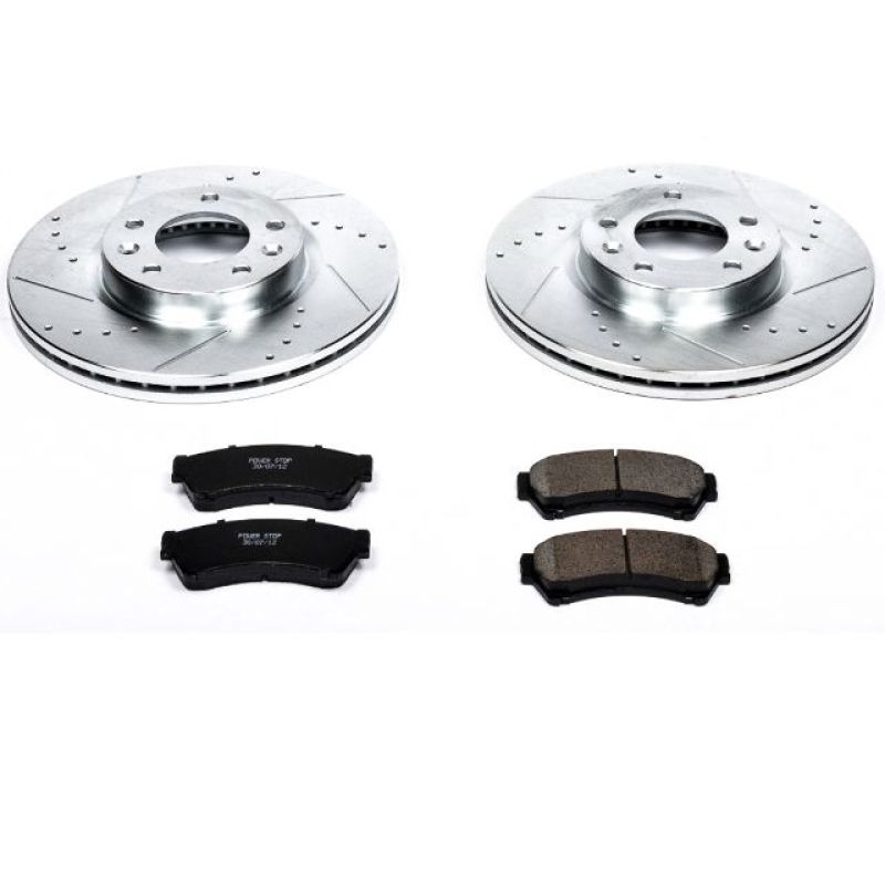 Power Stop 06-12 Ford Fusion Front Z23 Evolution Sport Brake Kit Brake Kits - Performance D&S PowerStop