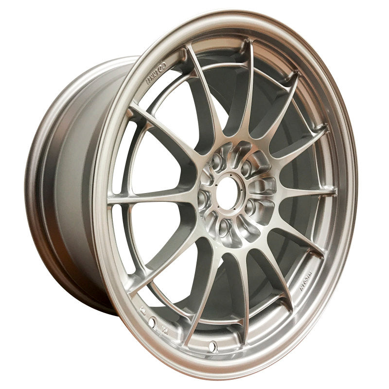 Enkei NT03+M 18x9.5 5x108 40mm Offset 72.6mm Bore F1 Silver Wheel (MIN ORDER QTY 40) Wheels - Cast Enkei