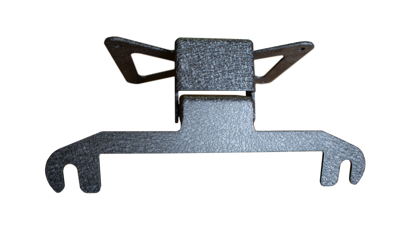 Fishbone Offroad 2018+ Jeep Wrangler JL - Black Aluminum Hawse Fairlead License Plate Mount License Frame Fishbone Offroad
