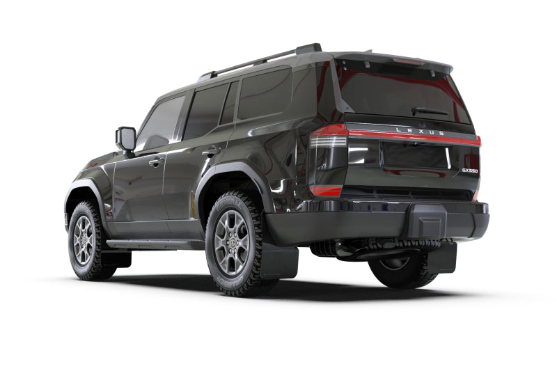 Rally Armor 24-26 Lexus GX 550 Luxury Black UR Mud Flap - Metallic Black Logo Mud Flaps Rally Armor