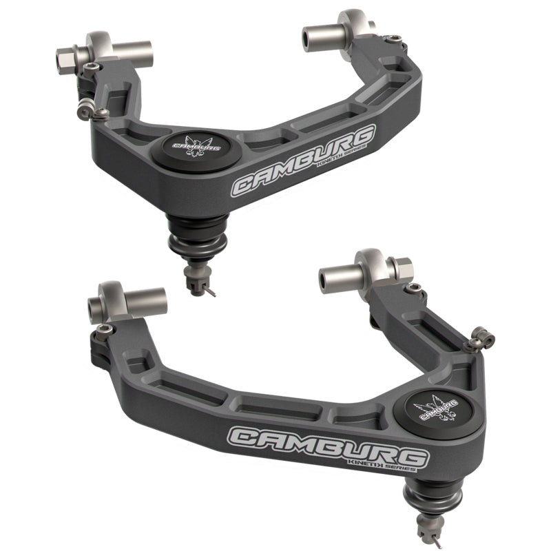 Camburg 2024+ Ford Ranger Raptor KINETIK Series Billet X-Joint XL Upper Control Arms - Gray Suspension Arms & Components Camburg
