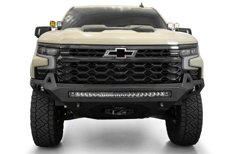 Addictive Desert Designs 2022+ Chevy Silverado 1500 ZR2 Stealth Fighter Front Bumper Bumpers - Steel Addictive Desert Designs