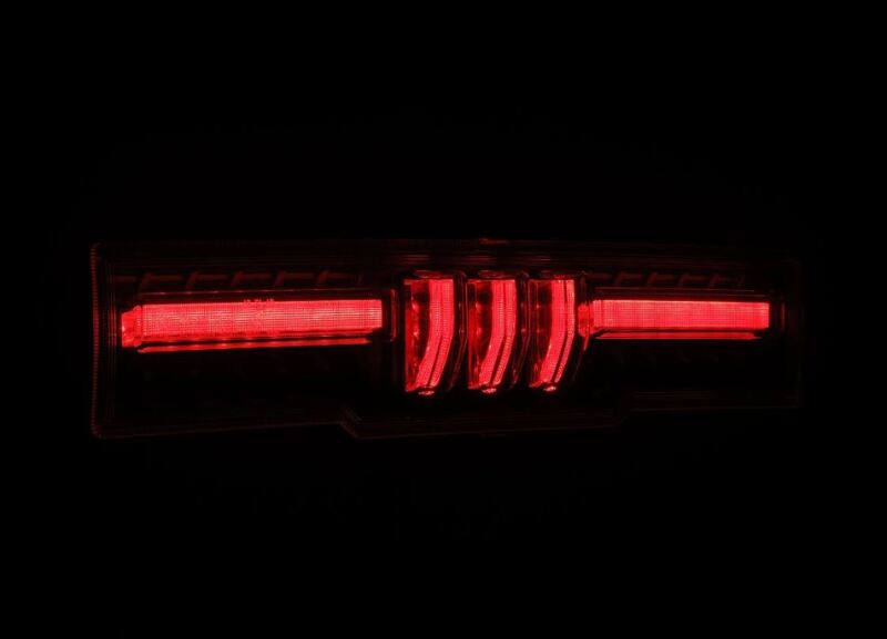 AlphaRex 21-24 Toyota GR86 / 21-24 Subaru BRZ NOVA-Series Prismatic LED Fourth Brake Light Blk Smoke Brake Lights AlphaRex