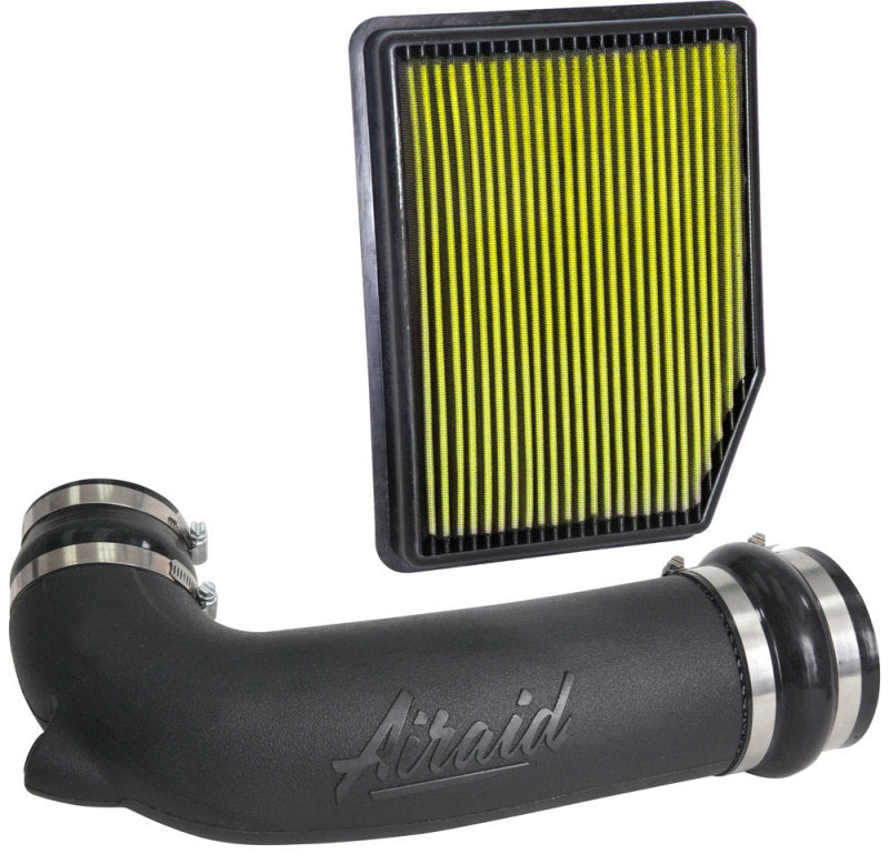 Airaid 19-20 Chevrolet Silverado 1500 V6-4.3L Jr Intake Kit - Oiled / Yellow Media Cold Air Intakes Airaid
