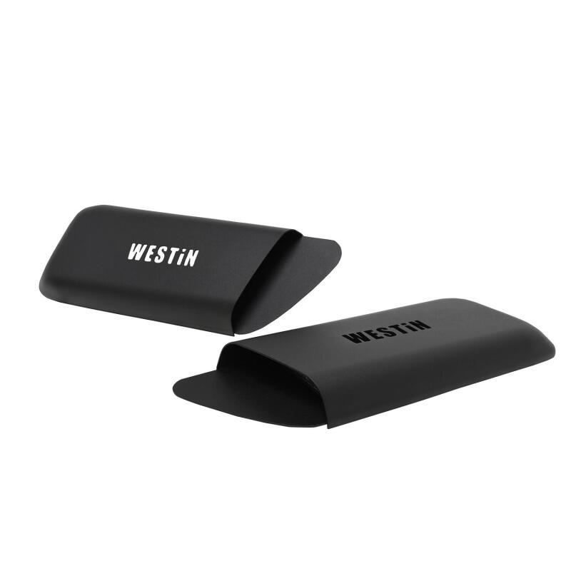 Westin 18-20 Jeep Wrangler JL 2dr LED Hood Scoops - Textured Black Hood Vents Westin