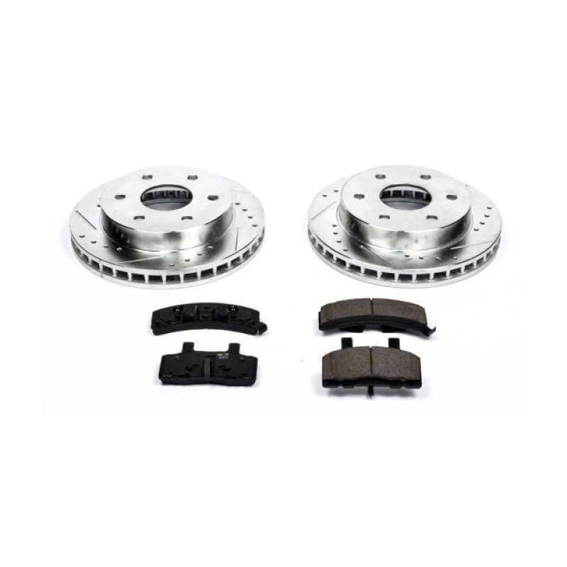 Power Stop 99-00 Cadillac Escalade Front Z23 Evolution Sport Brake Kit Brake Kits - Performance D&S PowerStop