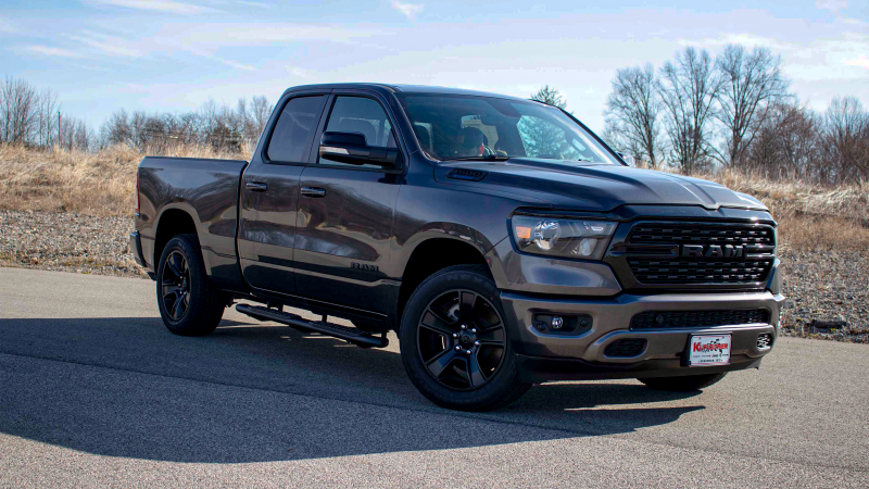Fishbone Offroad 2019+ Dodge Ram 1500 Crew Cab Oval Side Steps - Black Textured Side Steps Fishbone Offroad