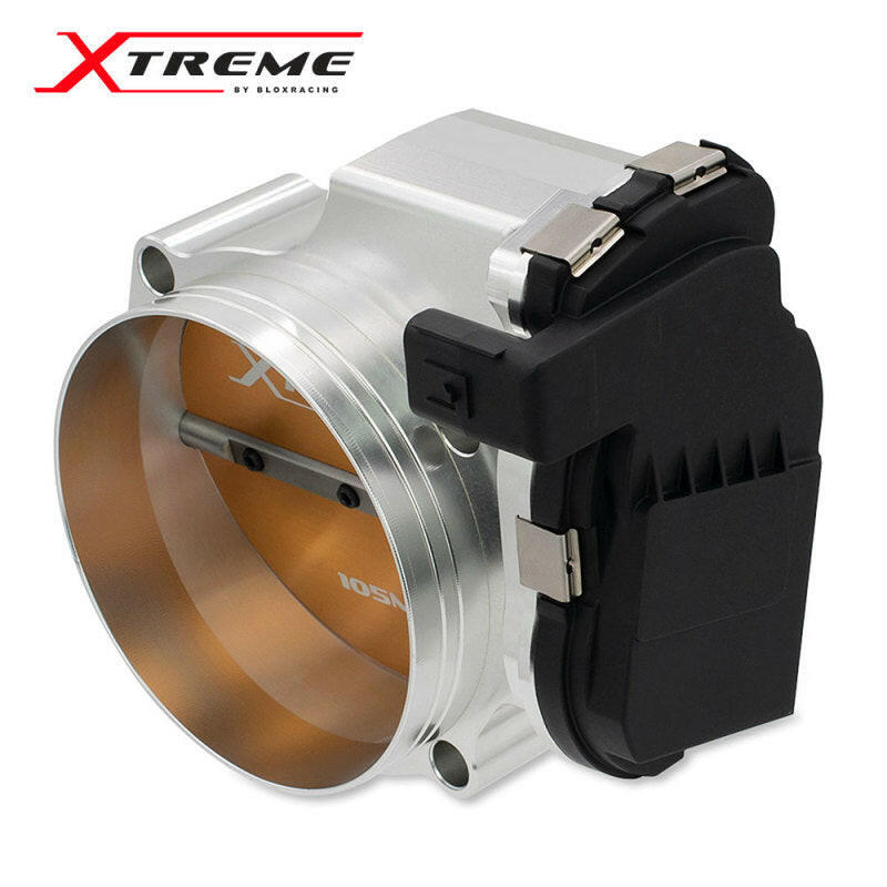 BLOX Racing 2015+ Dodge Hellcat / Jeep Trackhawk 6.2L 105mm Electronic Billet Throttle Body - Silver Throttle Bodies BLOX Racing