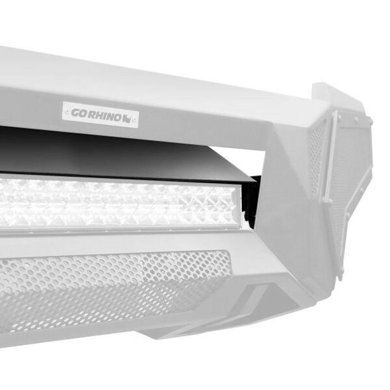 Go Rhino Power Actuated Hide-away Light Bar Mount Kit Textured Black Light Mounts Go Rhino