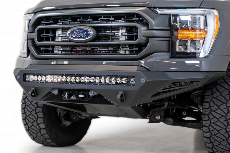 Addictive Desert Designs 2021 Ford F-150 Stealth Fighter Winch Front Bumper Bumpers - Steel Addictive Desert Designs