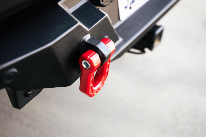 DV8 Offroad Elite Series D-Ring Shackles - Pair (Red) Bumper Accessories DV8 Offroad