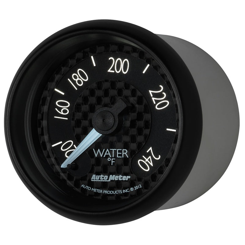 Autometer GT Series 52mm Mechanical 120-240 Deg F Water Temperature Gauge Gauges AutoMeter
