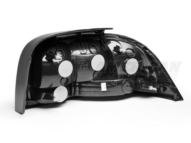 Raxiom 96-98 Ford Mustang Tail Lights- Black Housing (Smoked Lens) Tail Lights Raxiom