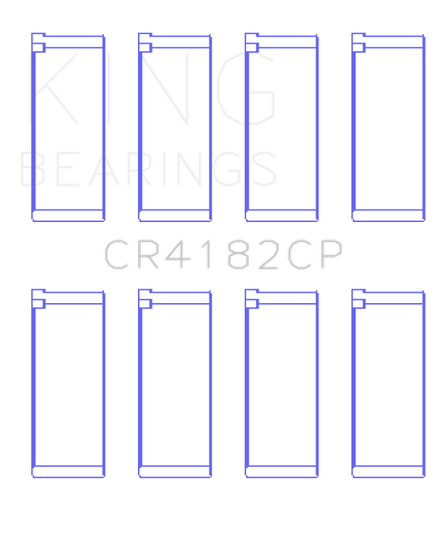 King Engine Bearings VW ABL / AEY / AGR / AHH / AHU 1.9L (Size 0.25) Rod Bearing Set Bearings King Engine Bearings