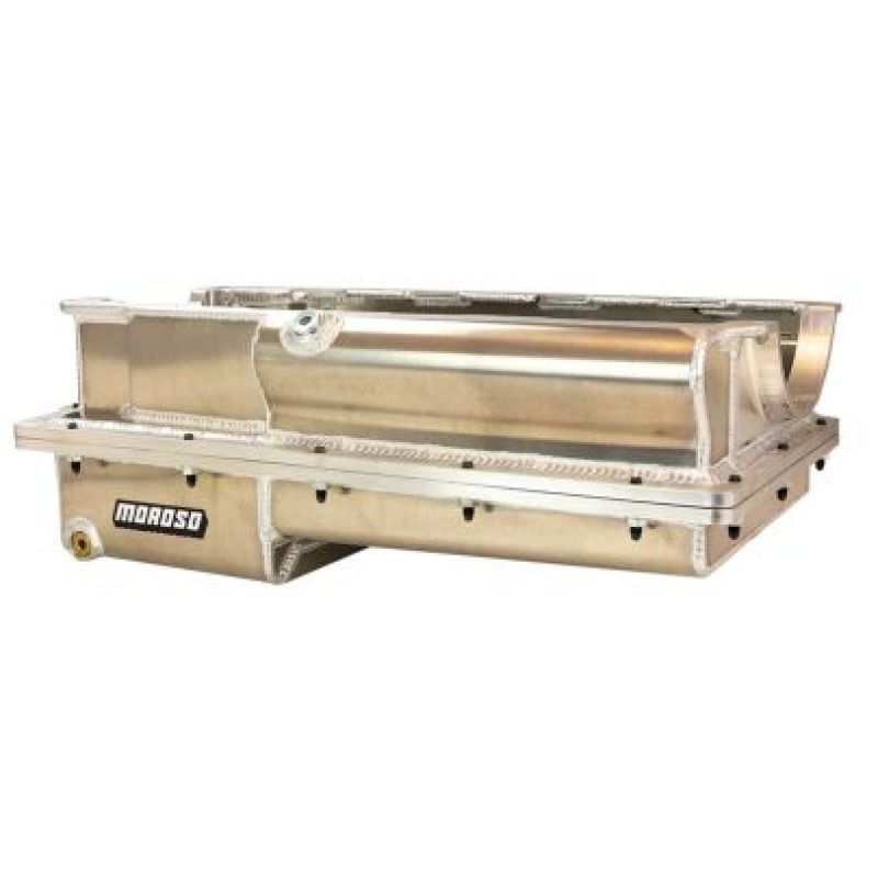 Moroso Brodix 5.00in Bore BBC 2 Piece Wet Sump Aluminum Oil Pan Oil Pans Moroso