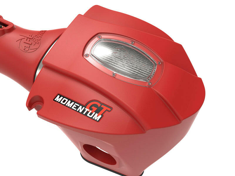 aFe Momentum GT Limited Edition Cold Air Intake 15-16 Dodge Challenger/Charger SRT Hellcat - Red Cold Air Intakes aFe