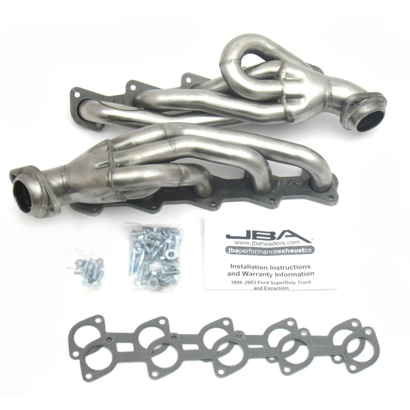 JBA 99-04 Ford Truck 6.8L 2V V10 w/o EGR 1-1/2in Primary Raw 409SS Cat4Ward Header Headers & Manifolds JBA