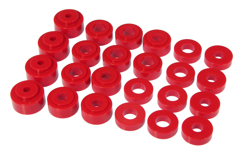 Prothane 68-72 Chevy Mid-Size El Camino Body Mount - Red Bushing Kits Prothane