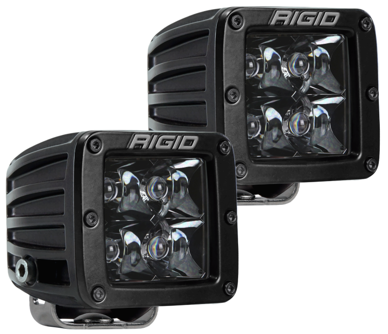 Rigid Industries D-Series Midnight Edition - Spot - Set of 2 Light Bars & Cubes Rigid Industries