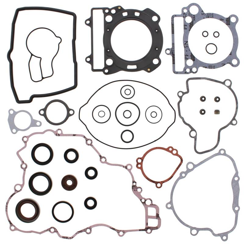 Vertex Gaskets 05-12 KTM SX-F 250 Complete Gasket Kit w/ Oil Seals Engine Hardware Vertex Pistons
