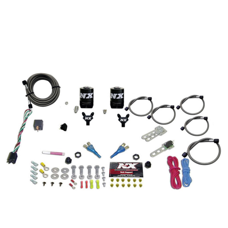 Nitrous Express Dual Nozzle Sport Compact Nitrous Kit (35-50-75HP) w/o Bottle Nitrous Systems Nitrous Express