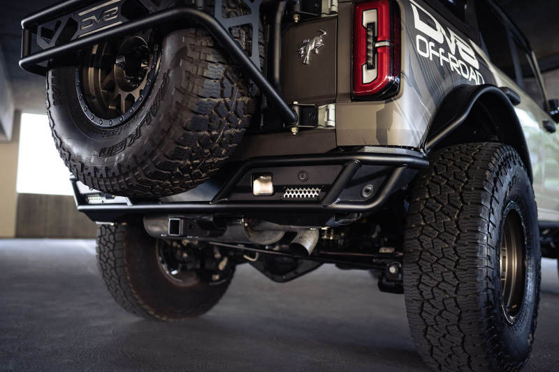 DV8 Offroad 21-23 Ford Bronco Competition Series Rear Bumper Bumpers - Steel DV8 Offroad