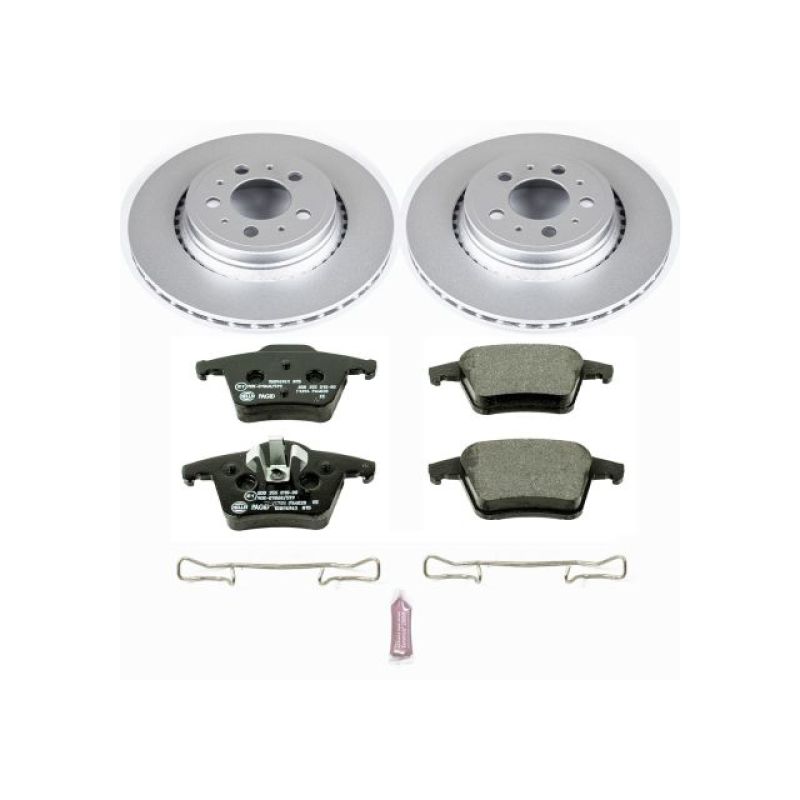 Power Stop 03-14 Volvo XC90 Rear Euro-Stop Brake Kit Brake Kits - OE PowerStop
