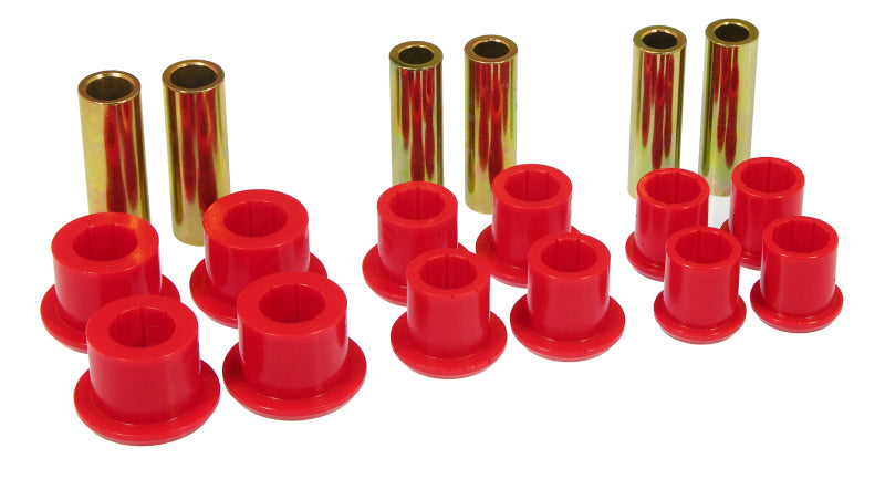 Prothane 97-04 Ford F150/250 2/4wd Rear Leaf Spring Bushings - Red Bushing Kits Prothane