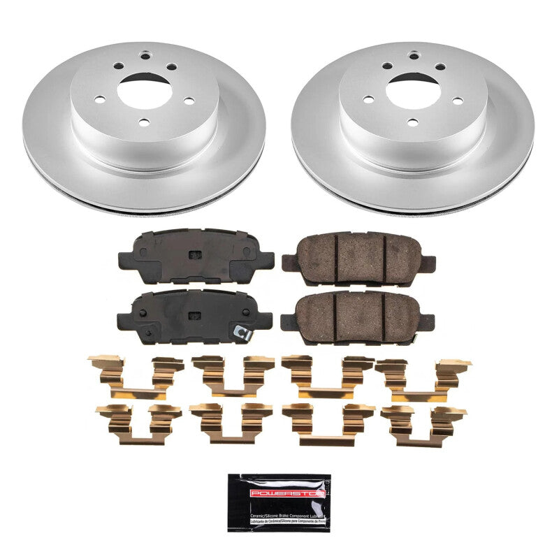 Power Stop 20-22 Cadillac CT4 Front Z17 Coated Brake Kit Brake Kits - Performance Blank PowerStop