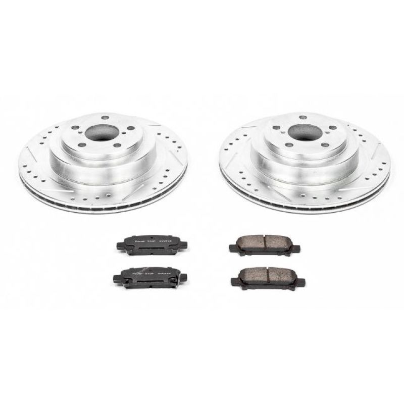 Power Stop 05-09 Subaru Legacy Rear Z23 Evolution Sport Brake Kit Brake Kits - Performance D&S PowerStop