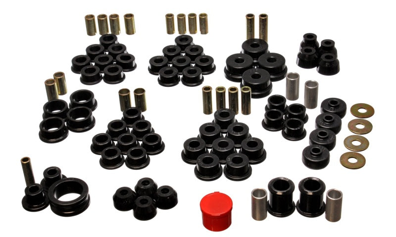 Energy Suspension 84-95 Chevrolet Corvette Black Hyper-flex Master Bushing Set Bushings - Full Vehicle Kits Energy Suspension