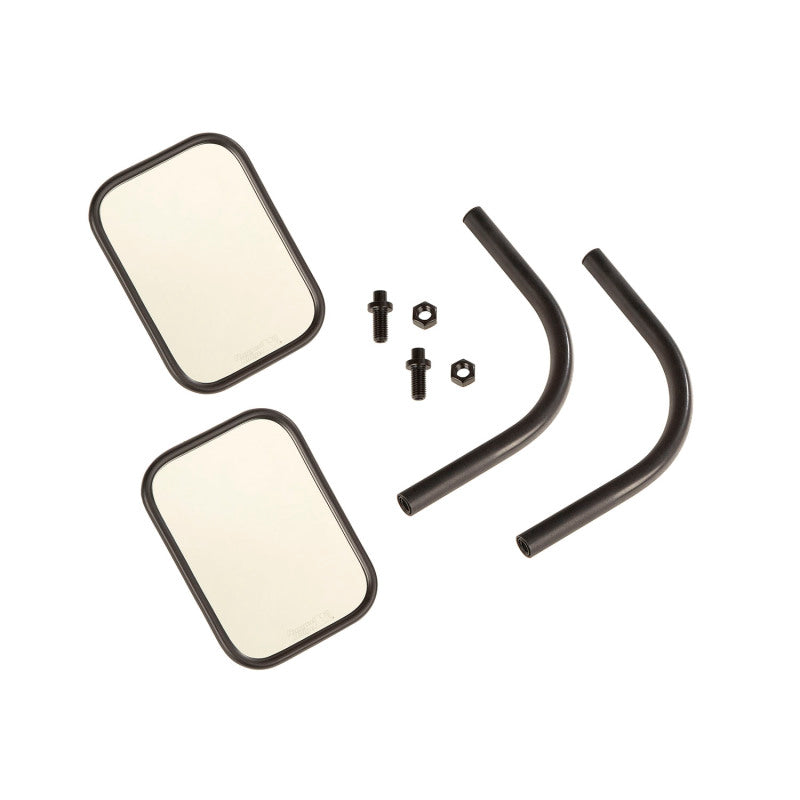 Rugged Ridge 18-20 Jeep Wrangler JL/JT Rectangular Trail Mirror Kit Exterior Trim Rugged Ridge