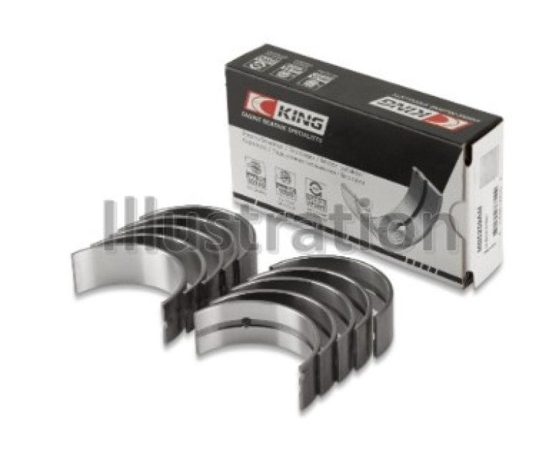 King Audi / Volkswagen ADZ/AWT/APK 1.6/1.8/2.0L Crankshaft Main Bearing Set (Set of 5) (Size 0.25) Bearings King Engine Bearings