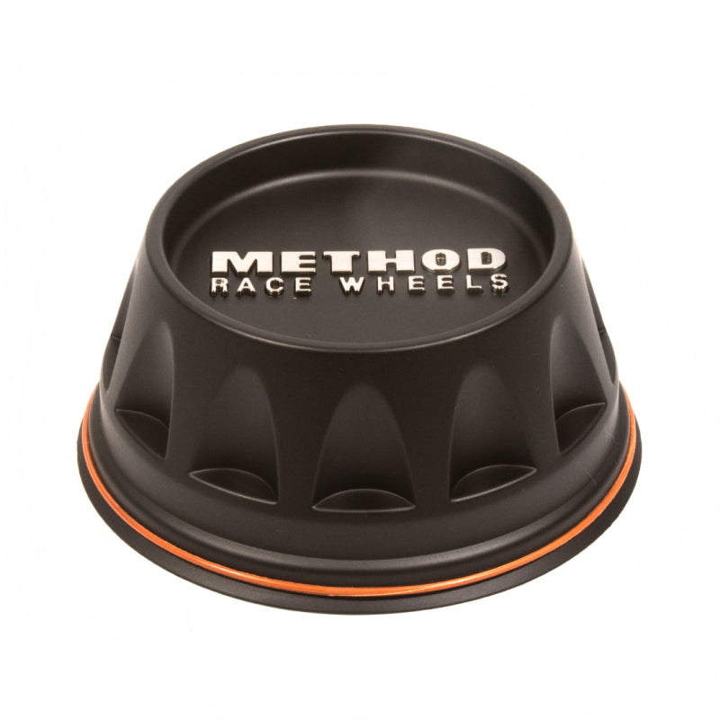 Method Cap S128 - 132mm - Black - Push Thru Wheel Center Caps Method Wheels