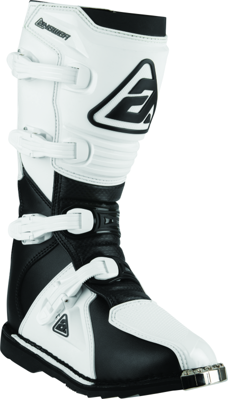 Answer AR1 Boot Black/White Size - 8 Motorcycle Boots Answer
