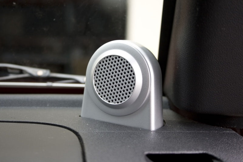 Rugged Ridge 07-10 Jeep Wrangler JK Silver Tweeter Speaker Enclosures Interior Lighting Rugged Ridge