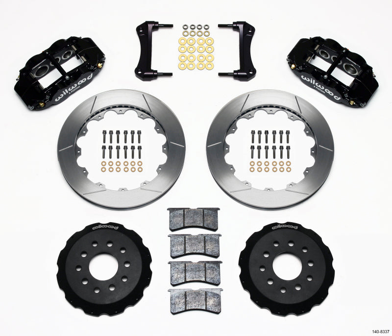 Wilwood Narrow Superlite 6R Front Hat Kit 12.88in 88-93 Corvette C4 Big Brake Kits Wilwood