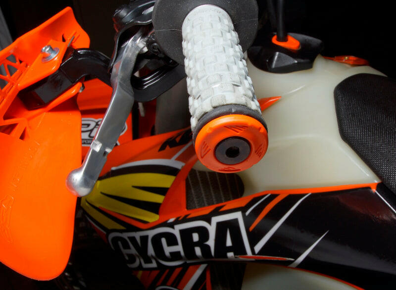 Cycra Grip Armor Bar End - Orange Hand Guards Cycra