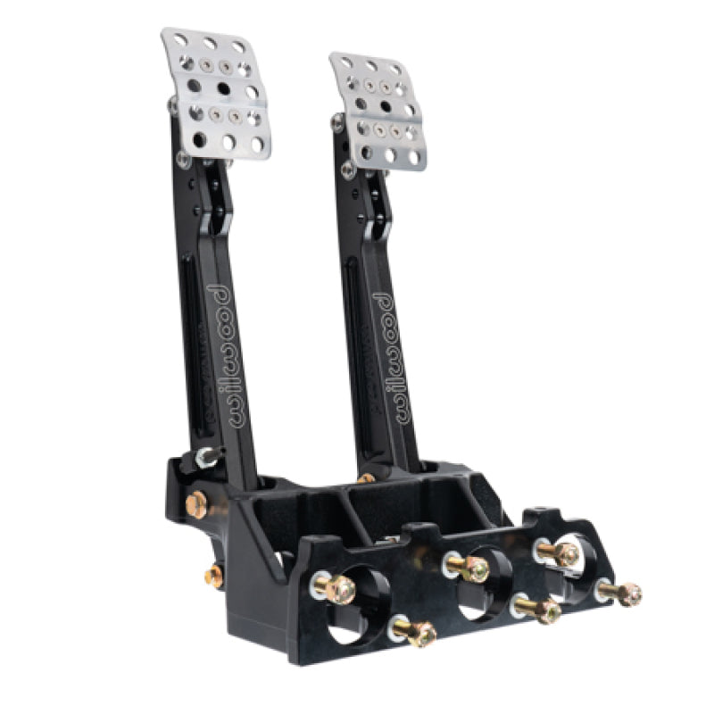 Wilwood Reverse Swing Triple Master Cylinder Pedal w/Tru-Bar Pedals Wilwood