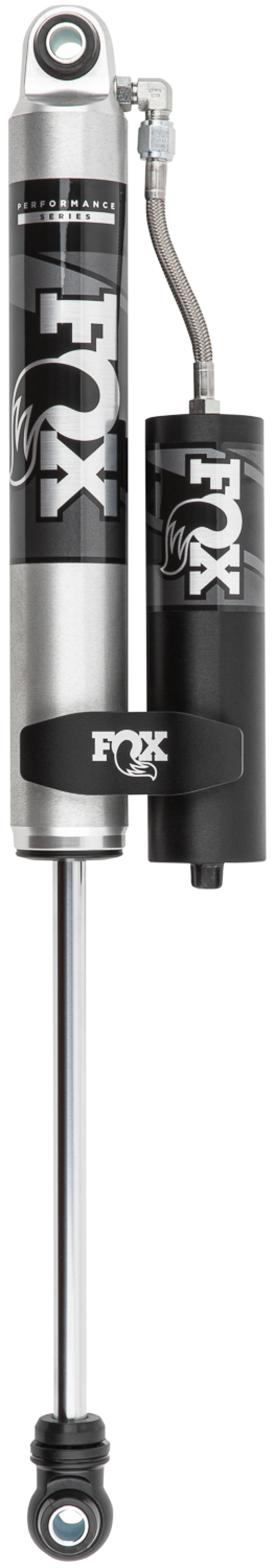Fox 20+ GM 2500/3500 HD 2.0 Performance Series Smooth Body Reservoir Rear Shock 0-1in Lift Shocks and Struts FOX