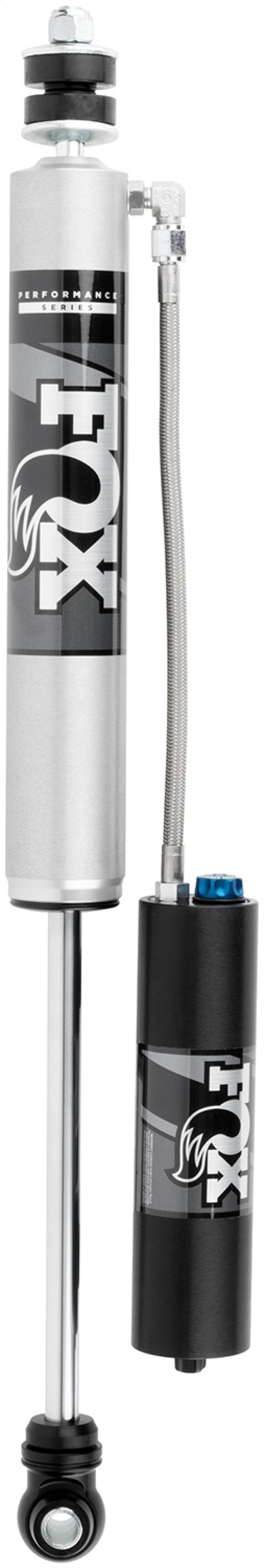 Fox 2005+ Ford Super Duty 2.0 Perf Series 9.6in Smooth Body Remote Res. Front Shock - CD Adj Shocks and Struts FOX