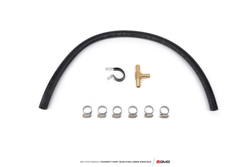 AMS Performance 2023+ Nissan Z Port Injection Lower Manifold - Black Injection Pump Components AMS