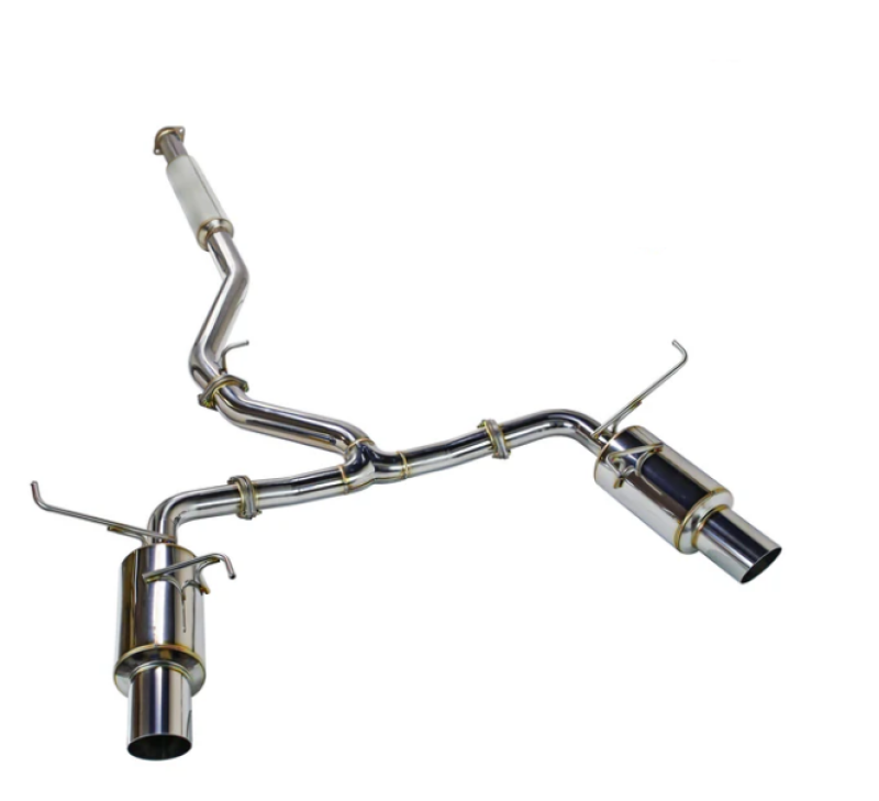 REMARK 2022+ Subaru WRX (VB) Catback Exhaust - Dual R1 Spec Stainless (Resonated) Catback Remark