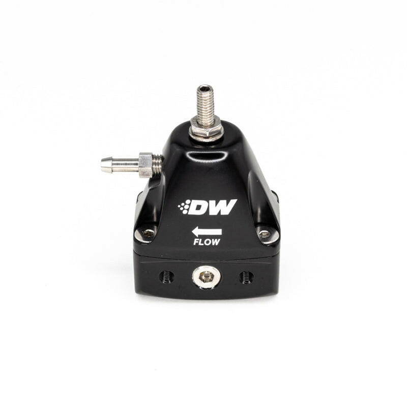 DeatschWerks DWR1000iL In-Line Adjustable Fuel Pressure Regulator - Black Fuel Pressure Regulators DeatschWerks