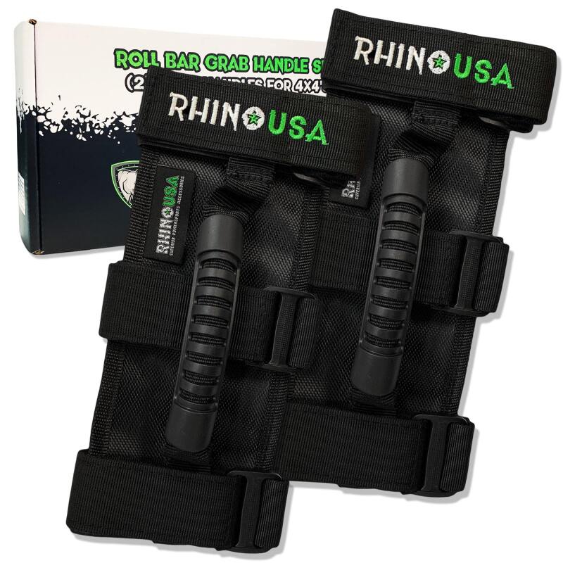 Rhino USA Heavy-Duty Roll Bar Grab Handles Handlebars Rhino USA