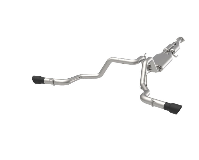 Kooks 2021+ Ford F150 2.7/3.5/5.0L 3in Dual Cat-Back Side Exit Exhaust w/Black Tips Catback Kooks Headers