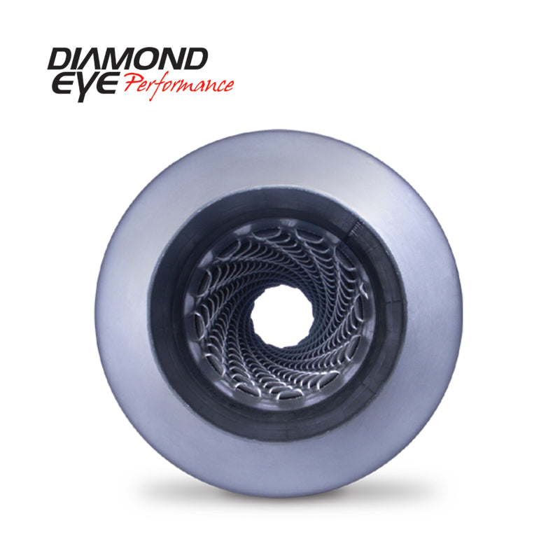 Diamond Eye Muffler 4inX26in 20in BODY LOUVERED AL Muffler Diamond Eye Performance