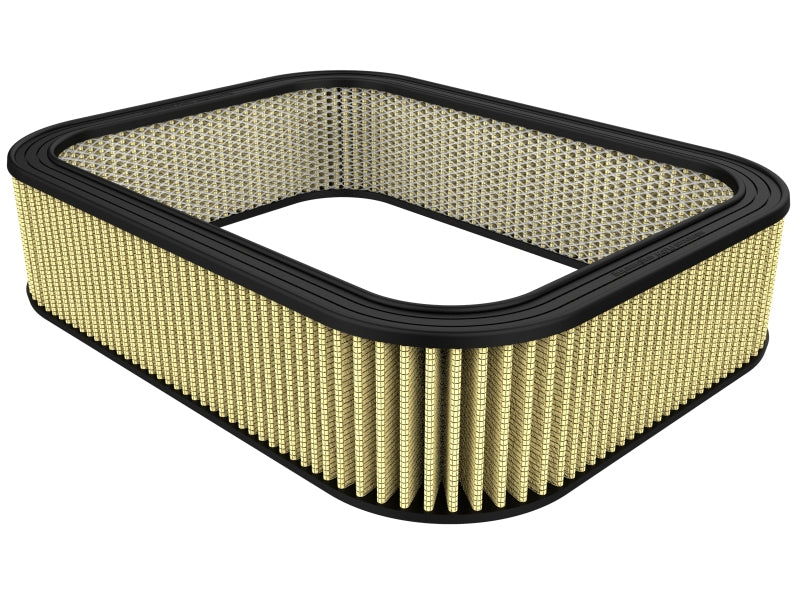 aFe Magnum FLOW Custom Air Filter 20-1/4 IN L x 16-3/8 IN W x 5-1/4 IN H w/ Expanded Metal Air Filters - Universal Fit aFe